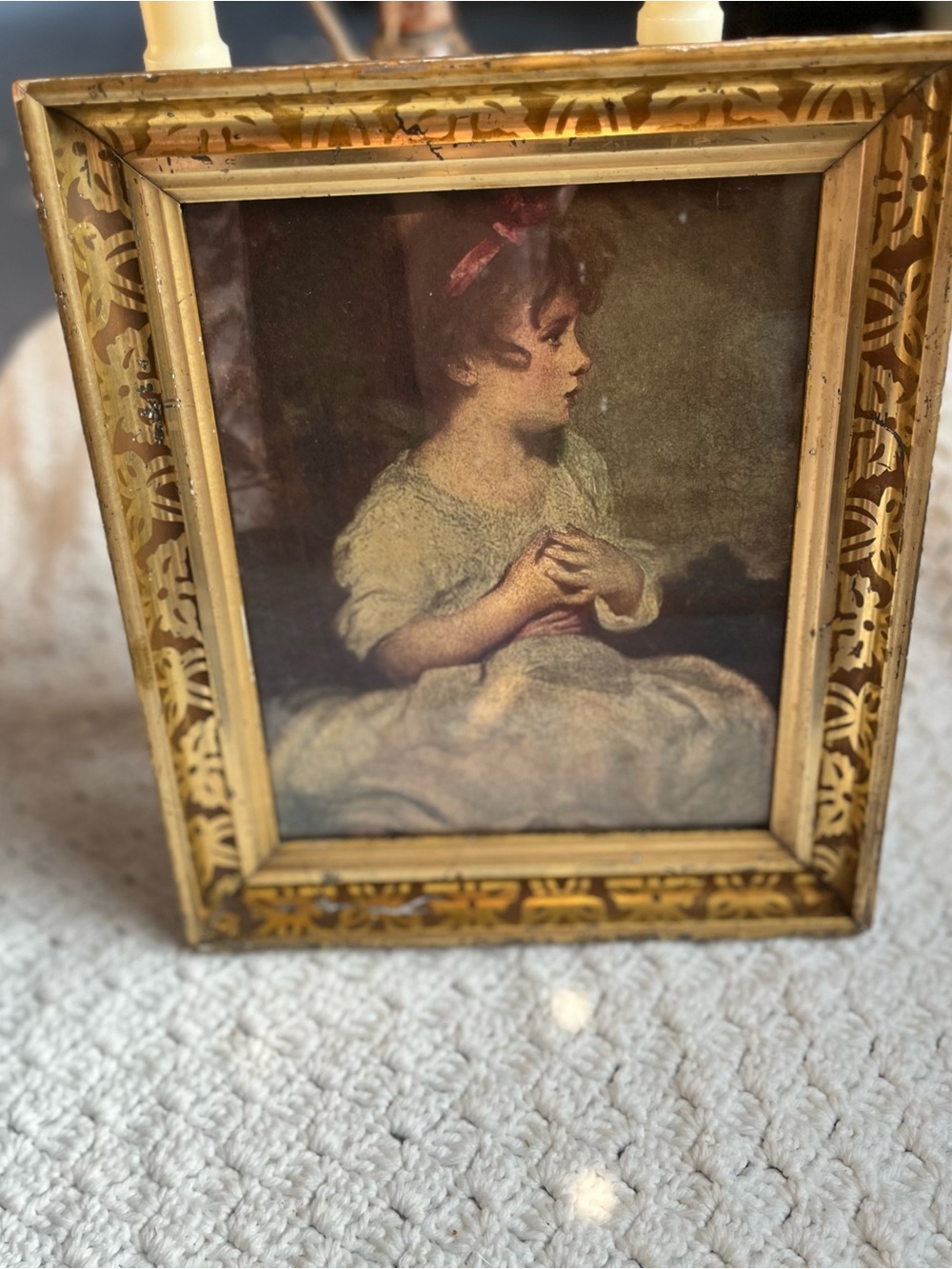 Antique Gold Framed Portrait